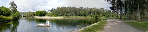 800 metros de natación en la playa fluvial del río Lérez