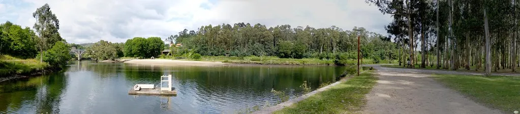 800 metros de natación en la playa fluvial del río Lérez