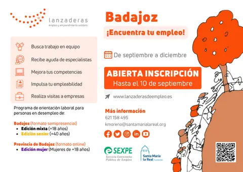 Villanueva de la Serena: Lanzaderas de empleo para impulsar la contratación en septiembre