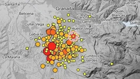 Granada registra dos nuevos terremotos en menos de tres minutos