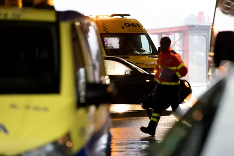 Fallece un hombre tras caer con su coche al río Tambre en Santiago