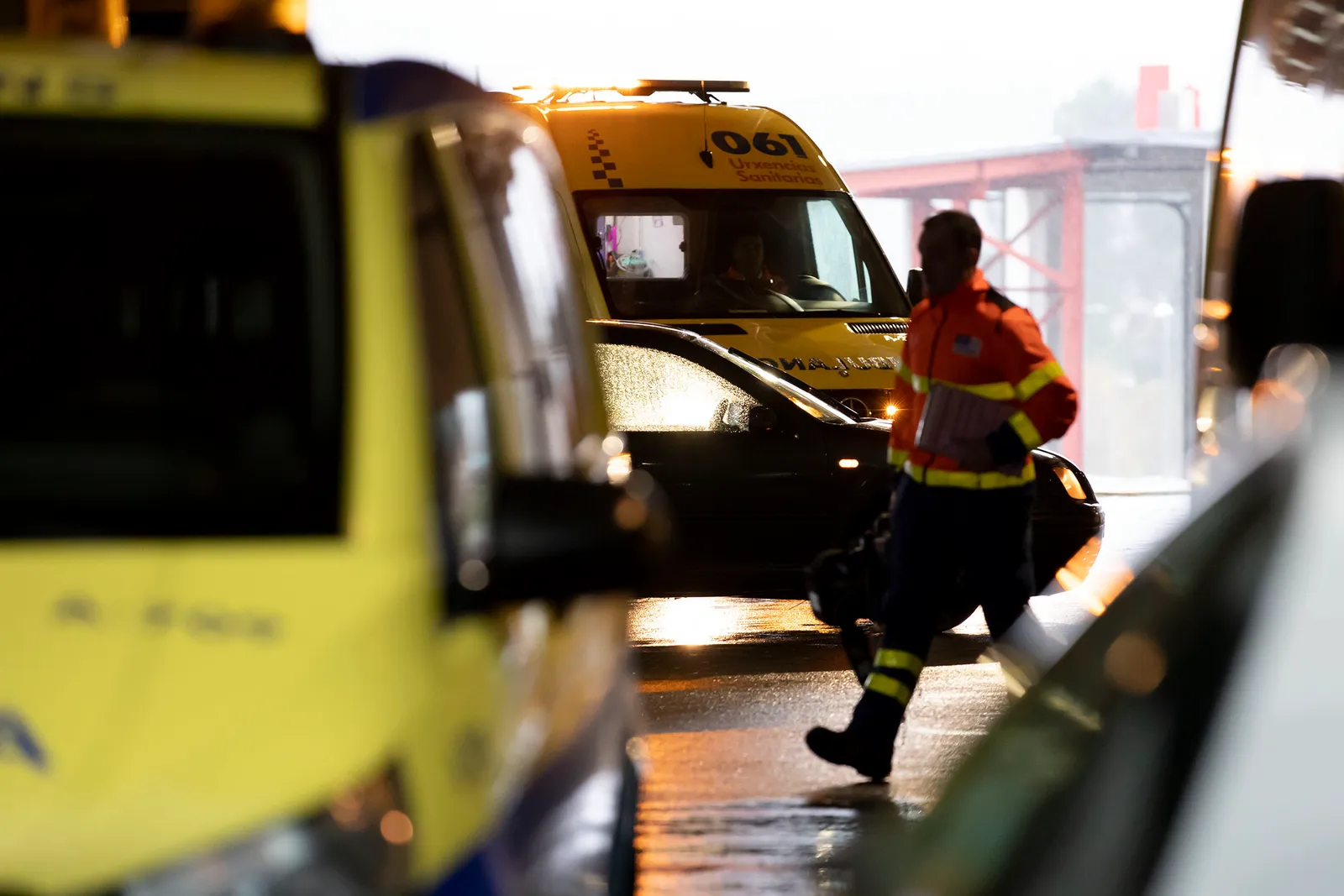 Fallece un hombre tras caer con su coche al río Tambre en Santiago