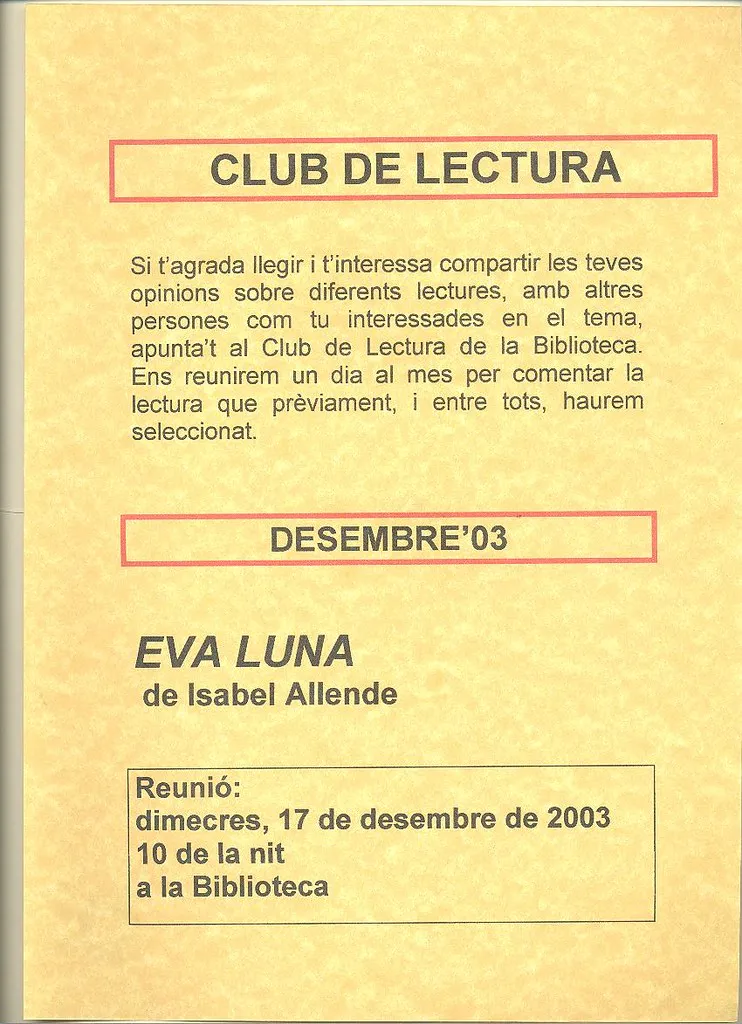 Laia Santís dirige sesión del club de lectura de novel·la negra en la Biblioteca Santa Oliva