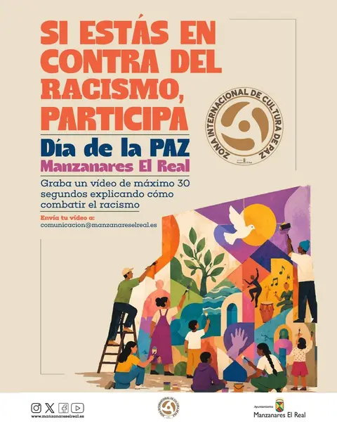 Manzanares El Real celebra el Día de la Cultura de Paz el 20 de septiembre