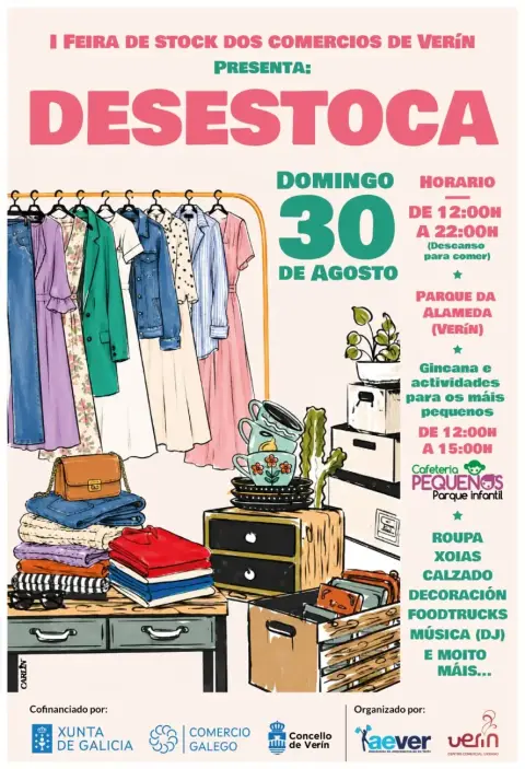 Verín estrena ‘DESESTOCA’: la feria de stock llega al Parque da Alameda