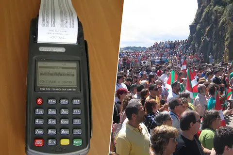 Bilbao recupera el metálico en Aste Nagusia: ni Bizum ni tarjeta en las txosnas