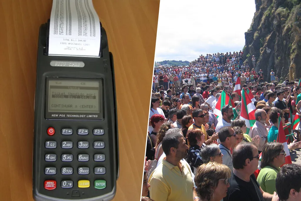 Bilbao recupera el metálico en Aste Nagusia: ni Bizum ni tarjeta en las txosnas