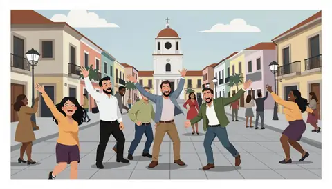 Mayores de Yaiza desatan las risas en la Plaza de Los Remedios