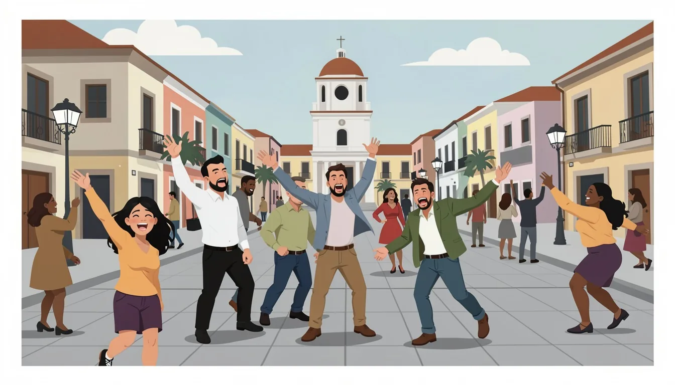 Mayores de Yaiza desatan las risas en la Plaza de Los Remedios