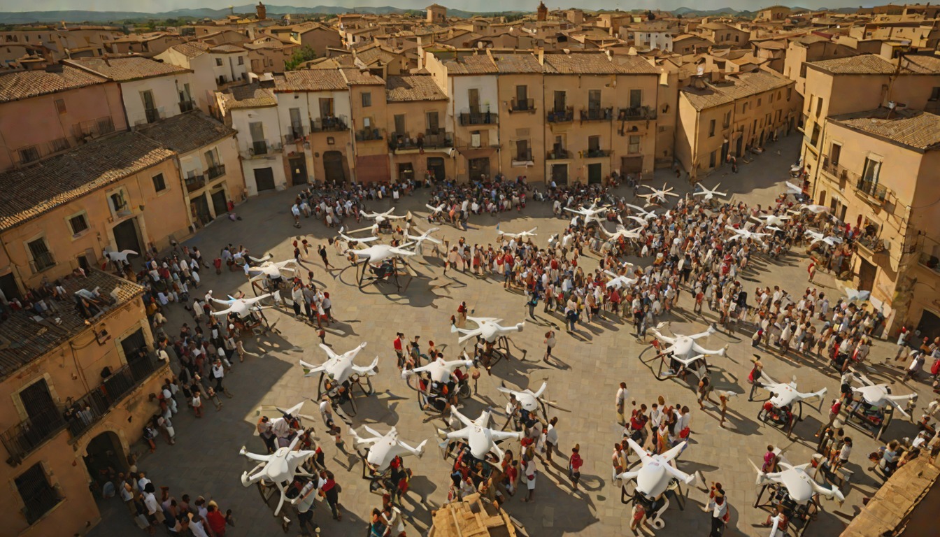 Calahorra iluminará sus fiestas con un espectáculo de drones y la leyenda de San Emeterio